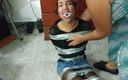 Selfgags Latina Bondage: Ela implorou à babá para ser amarrada e amordaçada novamente e...