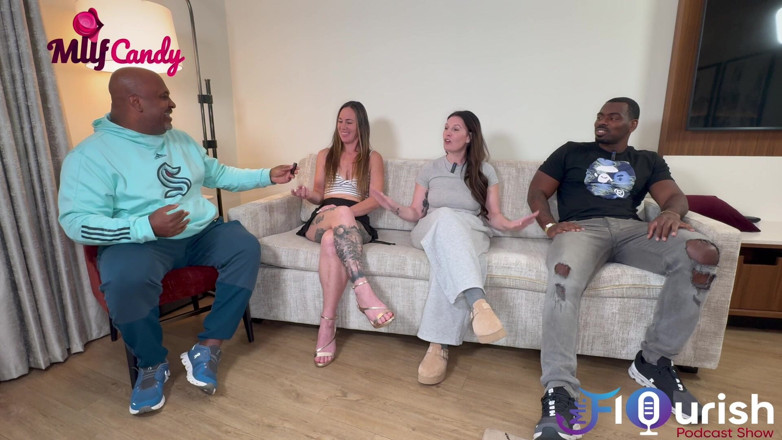 MilfCandy: Milfcandy James Kickback Podcast: jenn, Summer, Derrick aur mrflourish