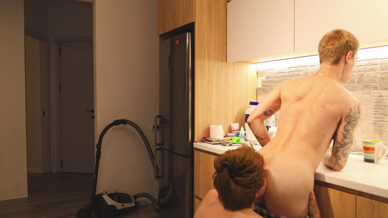 Ethan Lestray: Caught My Roommate Fingering His Smooth Ass Then Rimming Him...
