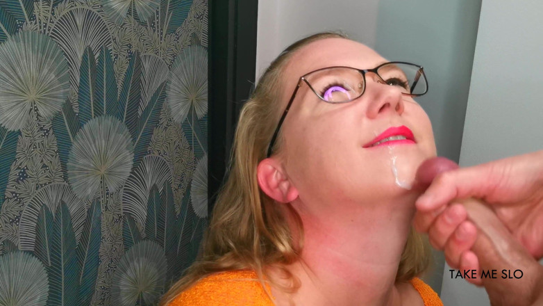 TakeMeSlo: I Din't Expect That Much Cum - POV Blowjob and Facial
