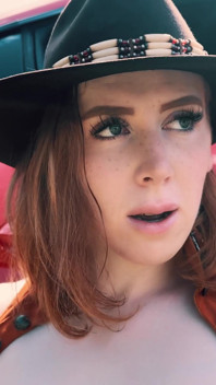 Cowgirl Cocklady Cums with Car