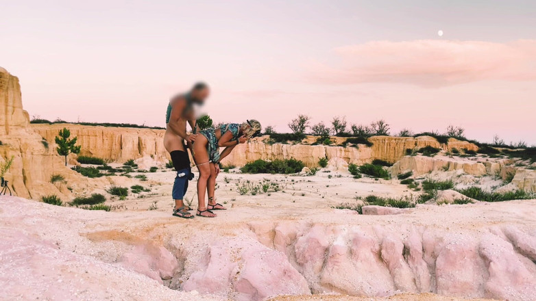 Sportynaked: Ošukaná v kaňonu při západu slunce