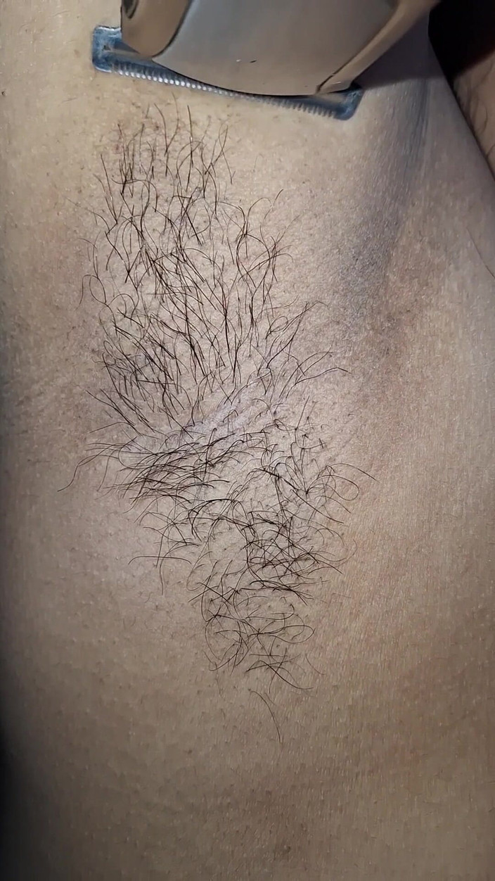 horneySonu: Sonu Pussy Shaving