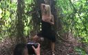 My Boobs: Katerina Hartlova&amp;#039;nın ormanda çekimlerini yaparken Alice arkamdan video çekiyor