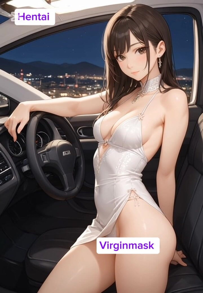 Virgin masks: Hentai Taboo Drive: Foda no carro selvagem da esposa com...