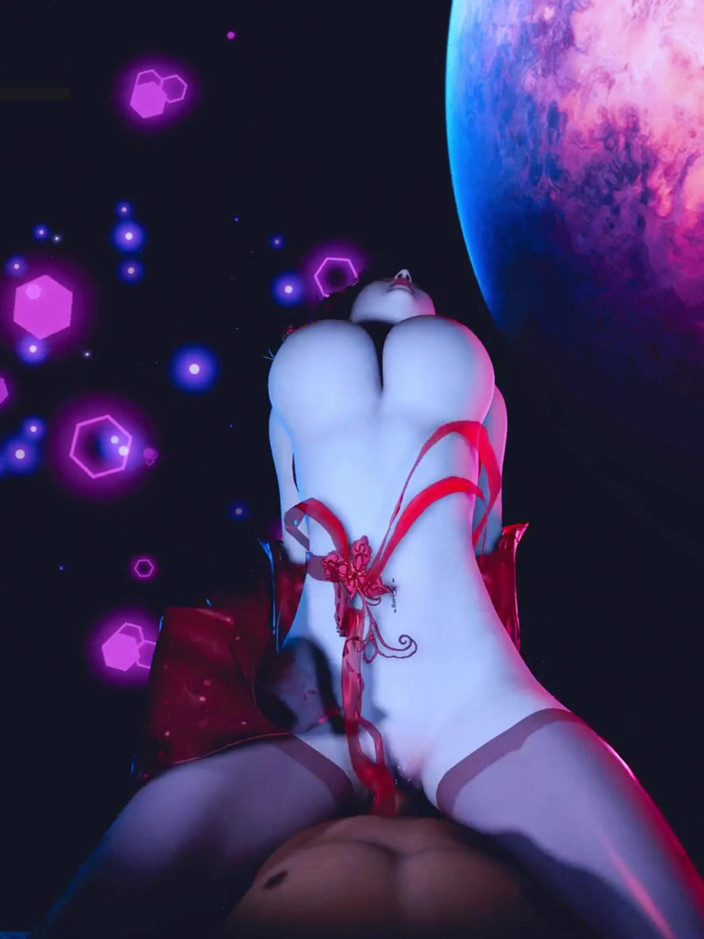 X Hentai: Goddess of the Crimson Glow: 3D Beauty Awaits - 3D Animation Hentai