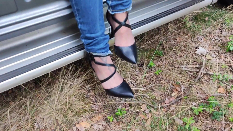 EricSkyMDH: Footjob Nilon Luar Ruangan Dan Tumit