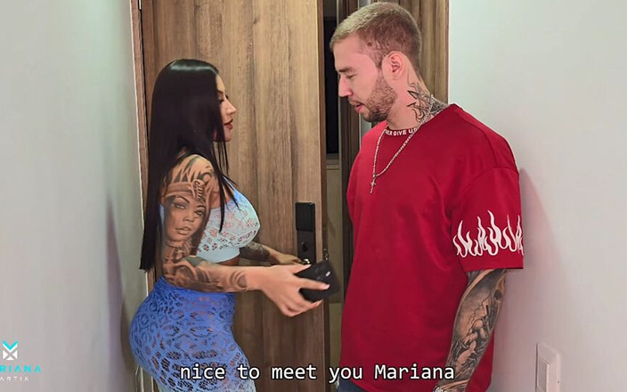 Mariana Martix: Техник, который чинит мой мобильный телефон, дает мне его сперму в моей киске - Mariana Martix и Brian Evans