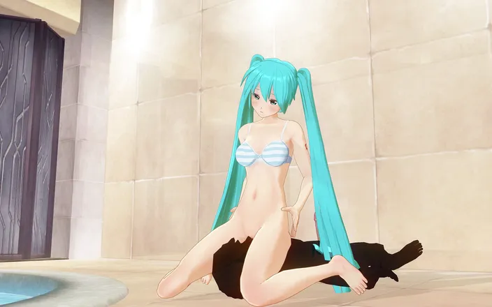H3DC: 3D Hentai Miku gets cunnilingus orgasm