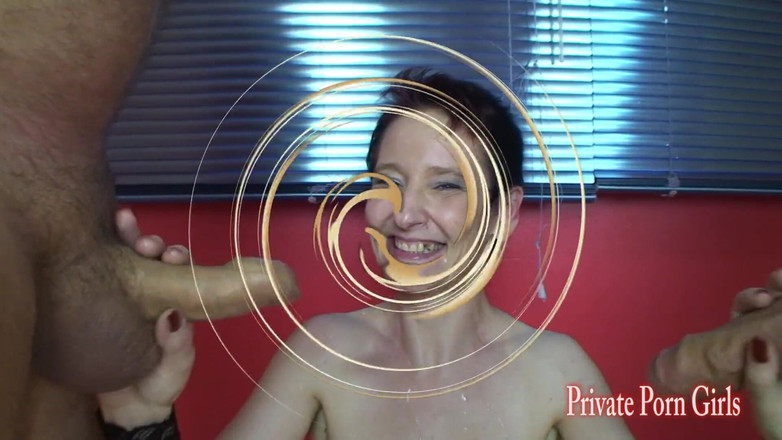 Private Porn Girls: Cheval arrapata e bendata viene doppiamente scopata