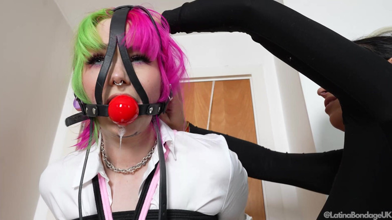 Latina Fetish: Mimi's Ultimate Bondage Ordeal: Secretary Tied Tight, Gagged, and Mercilessly...
