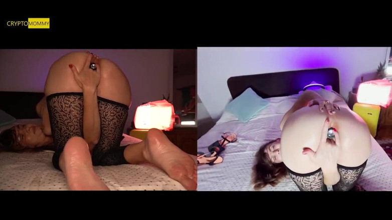 Crypto Mommy: Pulsing Oil Anus