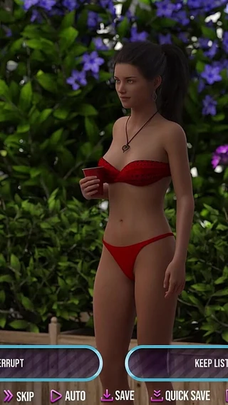 3D cartoon porn: College Kings 79 - Wet Pool Party Blowjob Under the Water