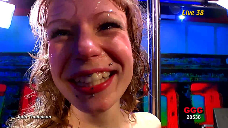 Threesome and GangBang: Blonde Gets Face Fucked by Multiple Guys and Covered in...