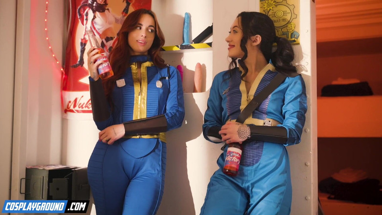 Cosplayground: Sage Hunter laat Audrey Reid klaarkomen in een fallout-bunker - Fallout...