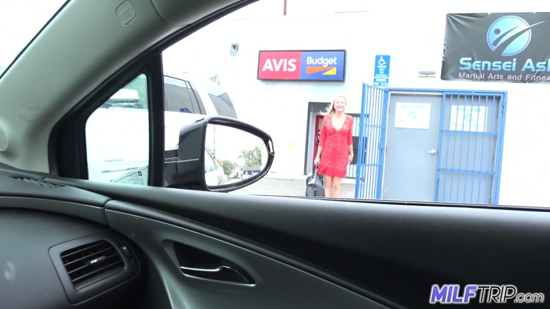 MILF Trip: Blonde MILF Elle Mcrae seduced and fucked