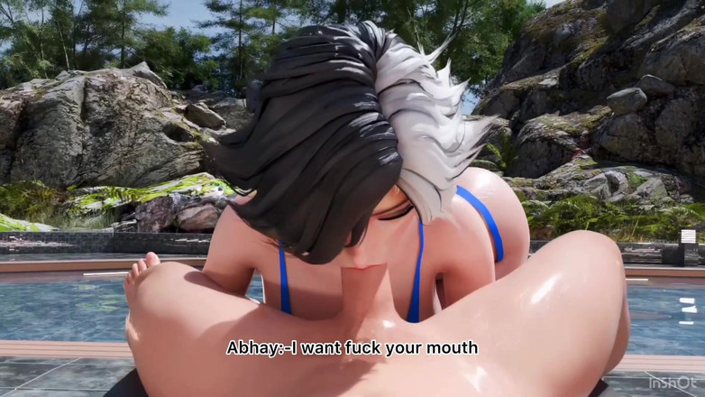 Hot sex game: Kongkek awek saya di kolam