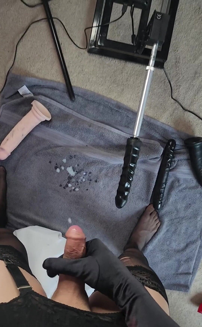 JessicaXD: 穿着紧身丝袜的独奏性爱