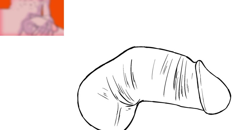 Gay violet rain: Dick and Muscle Growth Animation Timelapse