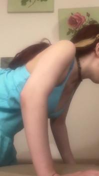 Fucking My Hot Girlfriend in Her New Blue Dress