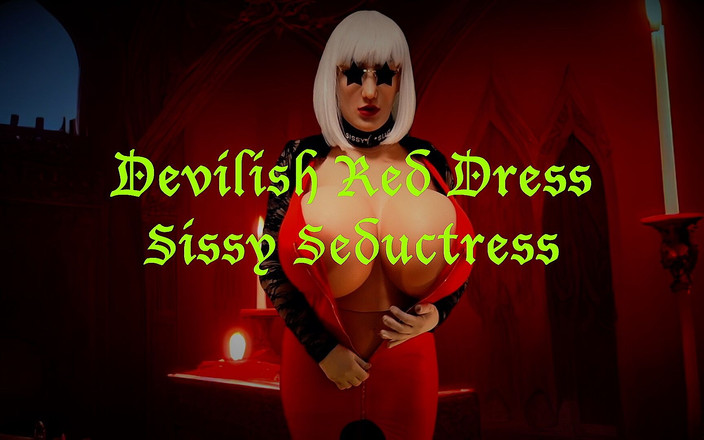 Juggsy-Ho-Doll: Diabelska czerwona sukienka maminsynek uwodzicielka