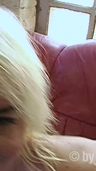 Bukkake Cum Rain for Blonde Girl