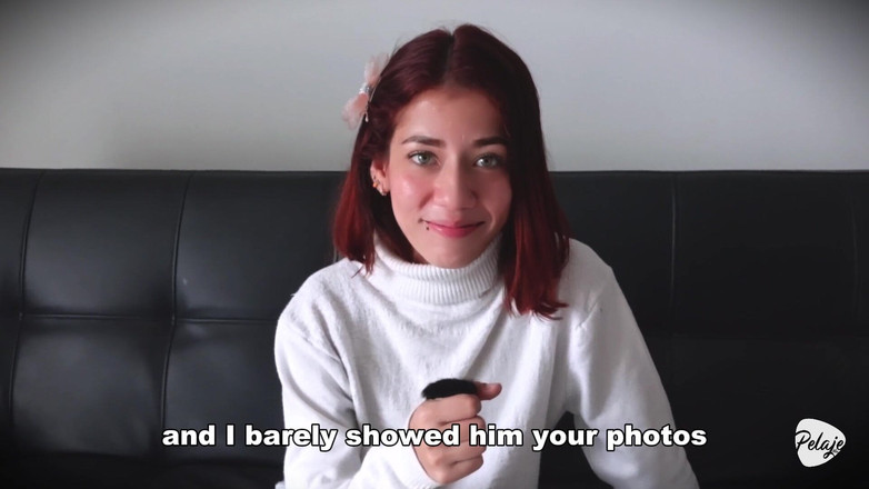 Pelaje mix: Hermosa chica inocente debuta en un casting porno