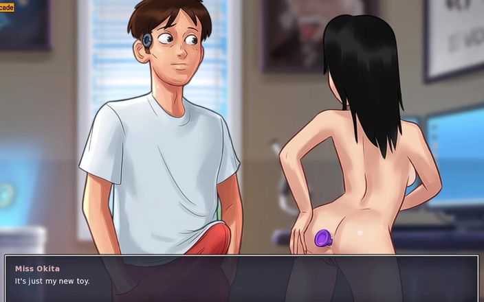 LewdArcade: Letní sága cookie jar - kolekce všech sexuálních scén slečna Okita