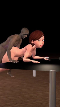 사무실에서 헬렌 도기