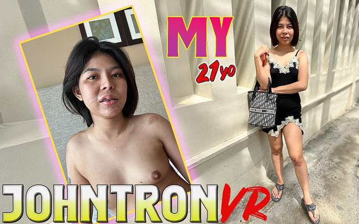 JohnTronVR: Thajská bargirl s ohromujícím zadkem dostane plný výstřik na obličej