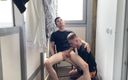 Ethan Lestray: Two Young Guys Fuck on the Balcony