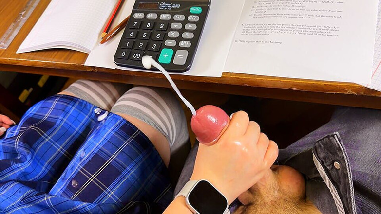Marshmallow Sweet: Student First Meeting with a Classmate Starts with a Handjob...