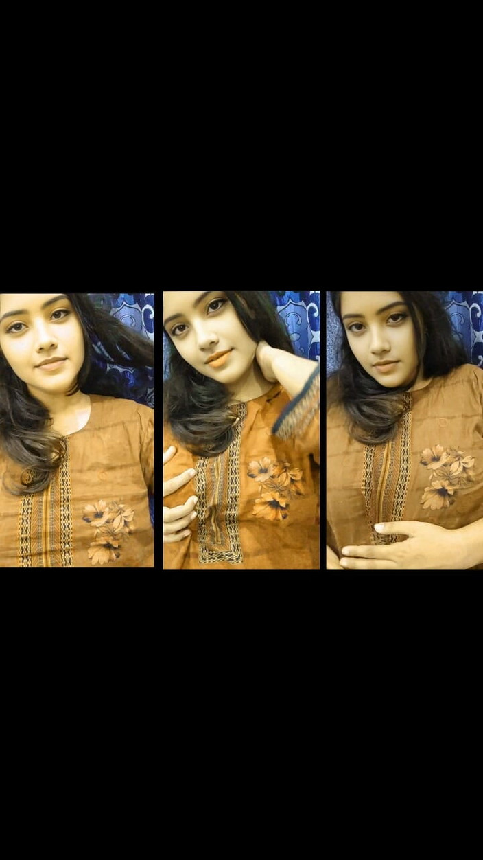 Muscool: ホットなデシガールがビデオ通話で、彼氏と初めてのフィングリング