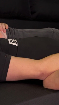 Chubby Wife Beats Out Her Husband's Dickwho Smells the Soles of His Feet