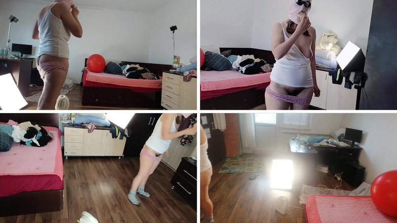 Amateur_MS: Amatör fru suger glass, Latina hårig fitta, stor röv, stora...