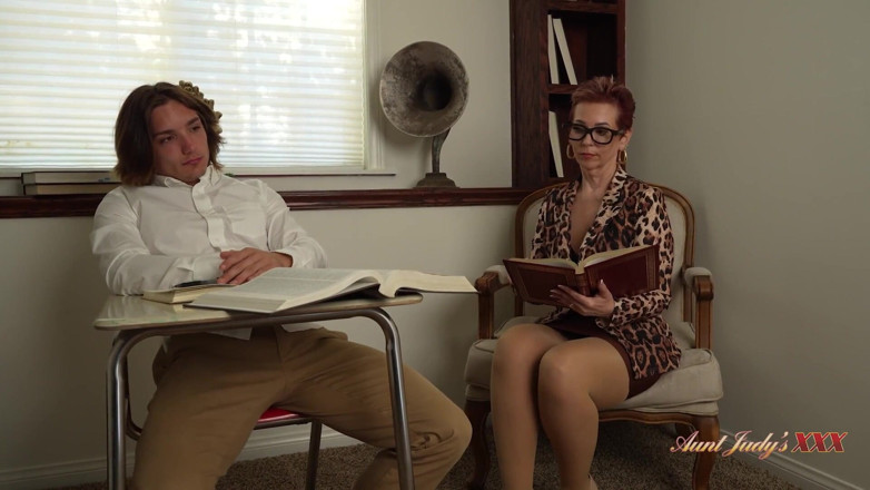 Aunt Judy's XXX: AuntJudysXXX - Naughty Mature Teacher Ruby Lynne Fucks Her Student After...
