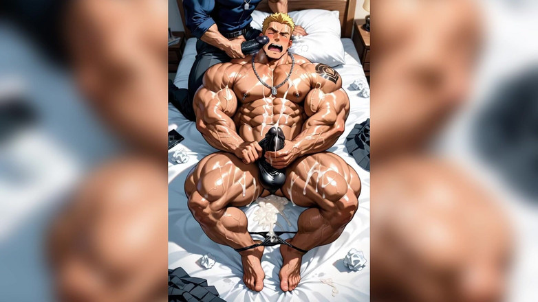 AI gay porn: Pria gym berotot ngentot sampai muncrat