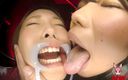 Japan Fetish Fusion: Especial de año nuevo: caras empapadas de saliva - lesbiana, esclavitud...