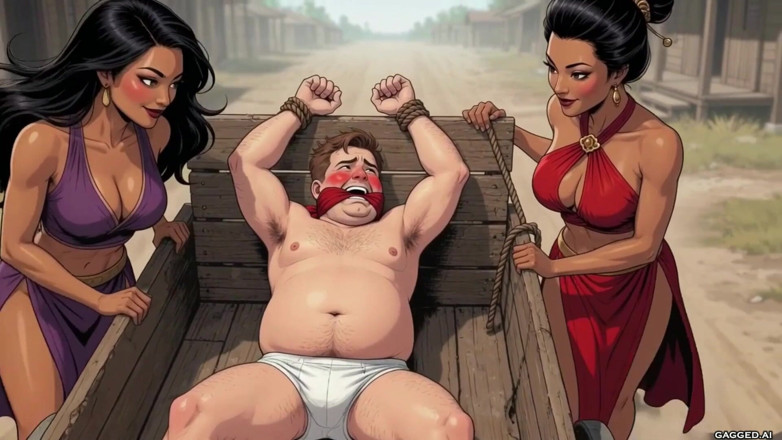 Gagged AI Cartoons: Enslaved for the Princess
