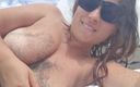 ExpressiaGirl Blowjob Cumshot Sex Inside Fuck Cum: Engoys Hot Summer - She Touches Big Tits on Beach)