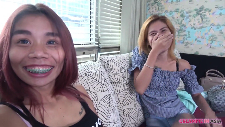 Creampie In Asia: Creampie with Asian step sisters