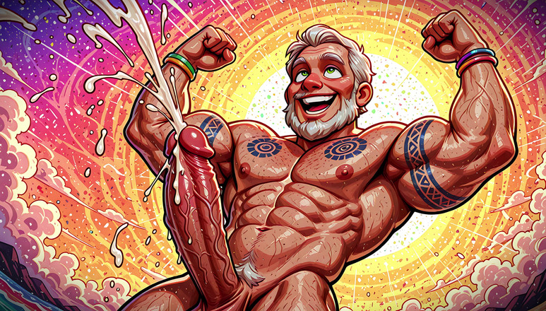 Erotic Man: Hübsche männer, unglaubliche ai-zusammenstellung