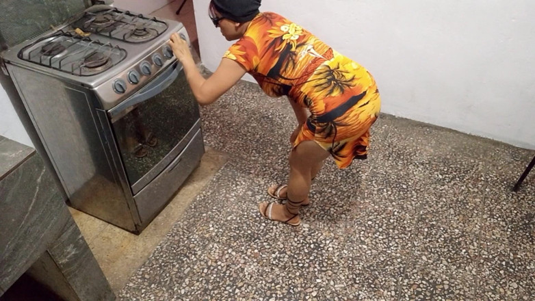 Martin13: Stepmother Gets Stuck in the Kitchen and Asks Stepson for...