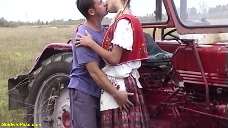 Goldwin pass: Skinny agriculturist stepdaughter outdoor anal fucked