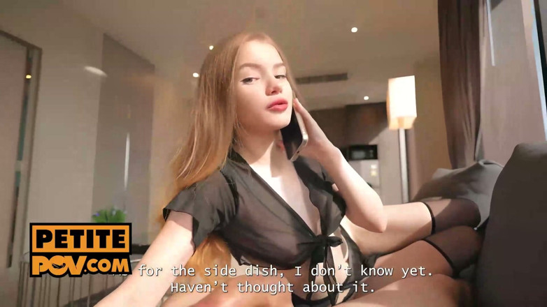 Petite POV: Diana Rider Membasuh Tanpa Masa Untuk Mengongkek Awak
