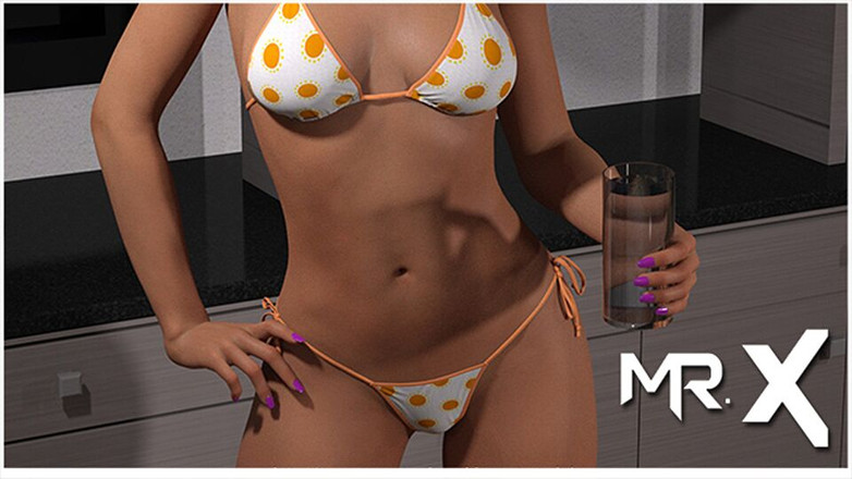 Mr Studio X: WaterWorld - Krásné bikiny Dívka E1 # 4