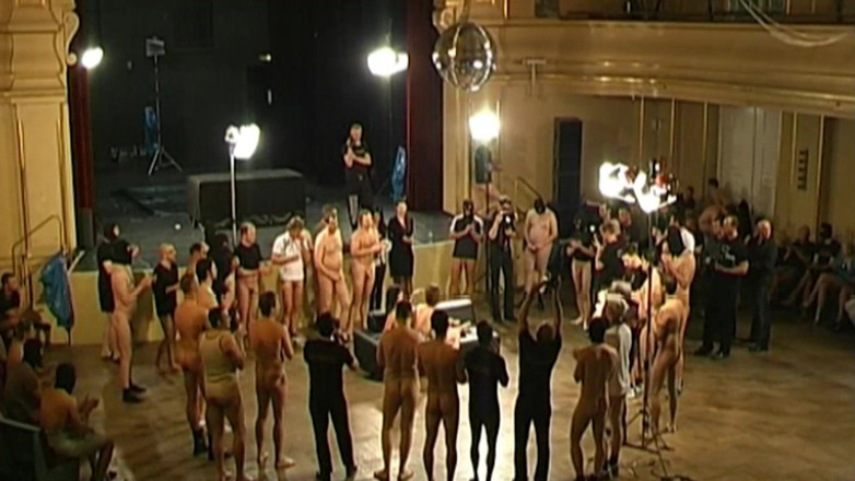 German Hardcore Gangbang: Brunette Slut Gets Her Face Covered in Cum During Intense...