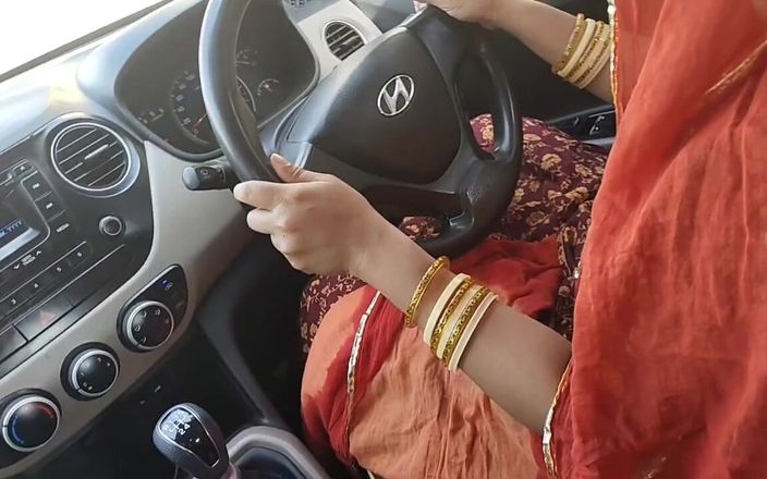 Aaradhya darling: The Car Driving College Student Took Bhabhi to a Car...