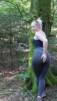 New Video: Brazenly Grabed While Jogging! Hiker Gives Me a Creampie! I Was Jogging in the Woods When He Whistled