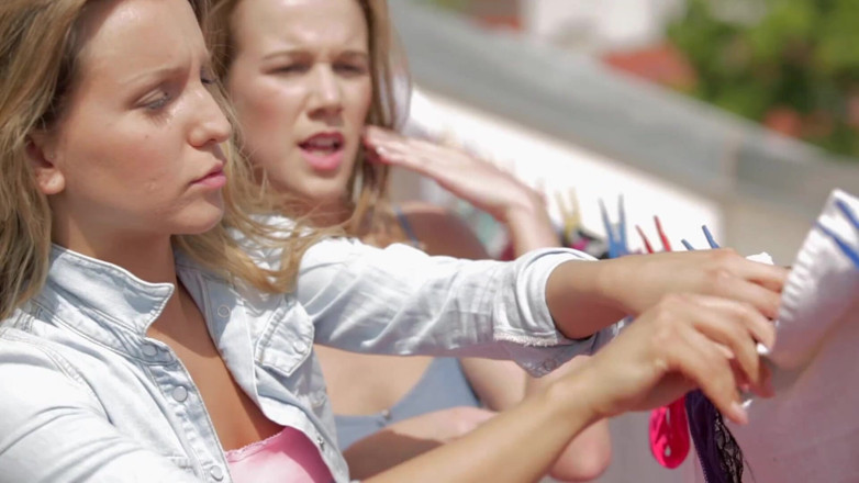 Lesbian Stories: Two Sexy Teens Are Having Fun Outdoors